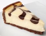 Cheescake zébré au chocolat