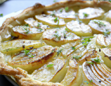 Tarte savoureuse aux poireaux