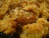 Crumble de boudins blancs aux pommes