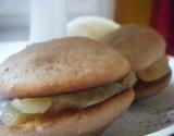 Whoopies cacao à la gelée de thé roobois