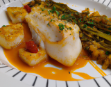 Turbot à l'andouille de Vire