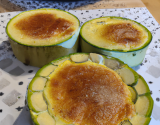 Flans de courgettes au saint nectaire