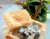 Vol au vent d'escargots au Roquefort Papillon