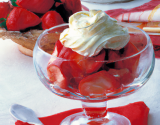 Dessert Fraise chantilly