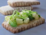 Sablés au citron vert et sa compotée de poivron vert et ananas