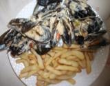 Moules marinières avec frites