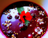 Soupe de fruits rouges aux coquelicots