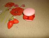 Macaron pavot Guariguette et sirop de coquelicot