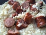 Risotto à la saucisse fumée