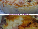 Gratin de crozets au jambon cuit et reblochon