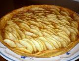 Tartes aux pommes avec compote de poire au caramel