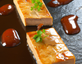 Feuilleté de foie gras sucré- salé