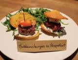 Madeleines burgers au Roquefort