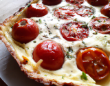 Quiche chèvre et tomate