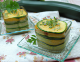 Petites terrines de courgettes au saint marcellin