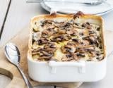 Gratin de champignons de Paris et pommes de terre