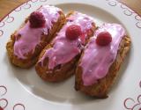 Eclairs aux framboises