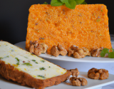 Cake aux noix boursin et mimolette