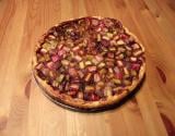 Tarte à la rhubarbe et aux fruits rouges