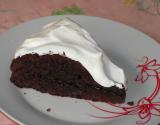 Gâteau au chocolat et framboises à la crème