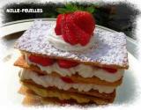 Mille-feuilles fraises/chantilly gourmantissime!