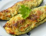 Courgettes farcies aux amandes