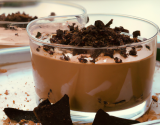 Mousse au chocolat crunchy