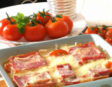 Gratin de tomates et jambon