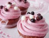 Mini cupcakes chocolat framboise