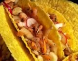 Les Cancun Tacos: saumon, crevettes et crudités !