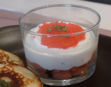 Verrine de saumon et mascarpone