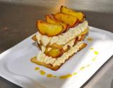 Millefeuille d'abricots mielés