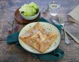 Galette de sarrasin au Cantal et jambon de Parme