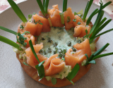 Couronne de poireaux au saumon