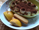 Tiramisu aux poires et cookies