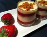 Verrine fraise-framboise spéculoos