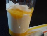 Verrine de fromage blanc au coulis de fruits