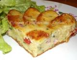 Clafoutis courgettes et cottage cheese