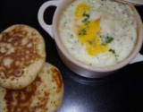 Œuf cocotte saumon aux blinis maison