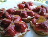 Mignardises aux fraises