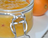 Sauce de confiture de lait à l'orange