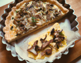 Quiche au poulet et aux champignons