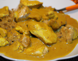 Poulet au curry à la poêle