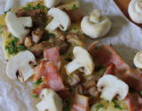 Croûte lardons champignons petit budget