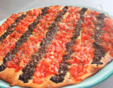 Tarte fine tomate tapenade