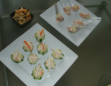 Sushi de concombre et surimi