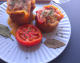 Fondant aux tomates et aux poivrons