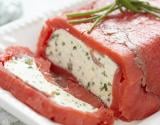 Terrine de saumon fumé, fromage frais à la crème et ciboulette