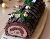 Bûche de Noël au chocolat maison