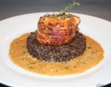 Tournedos de saumon aux lentilles vertes du Puy